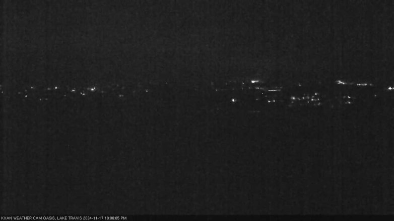 Lake Travis webcam, November 17, 2024 10:00 PM CT