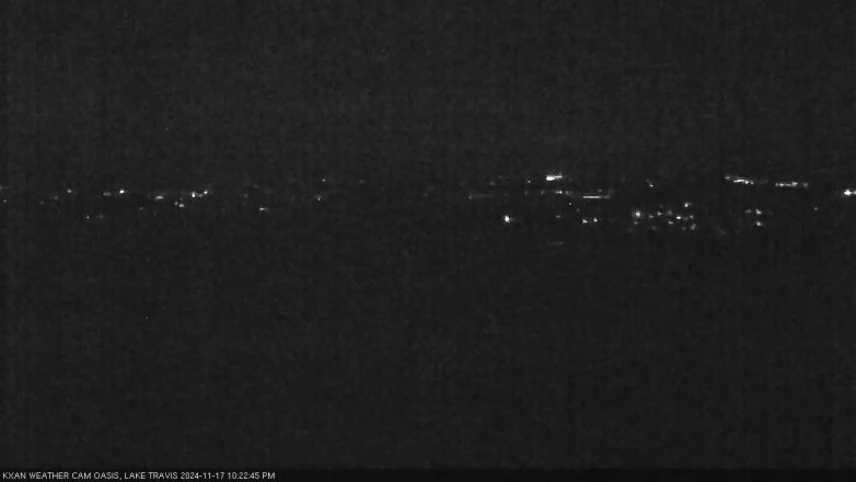 Lake Travis webcam, November 17, 2024 10:25 PM CT