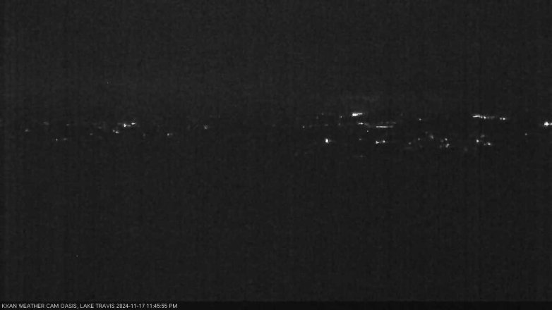 Lake Travis webcam, November 17, 2024 11:45 PM CT