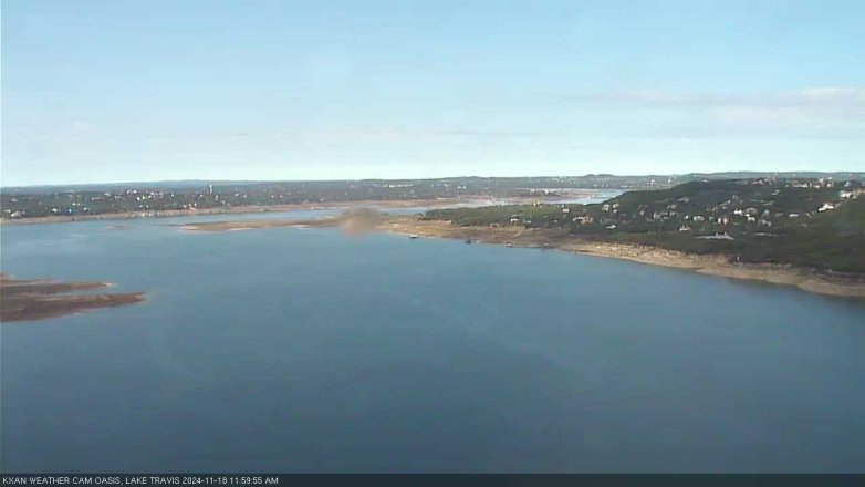 Lake Travis webcam, November 18, 2024 12:00 PM CT