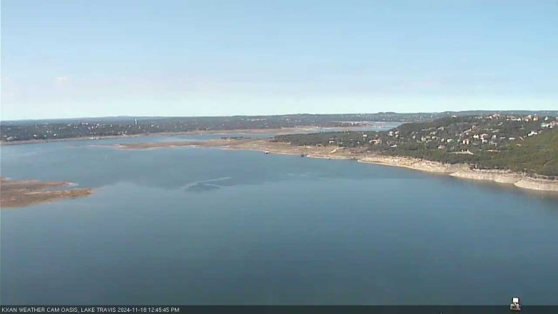 Lake Travis webcam, November 18, 2024 12:45 PM CT