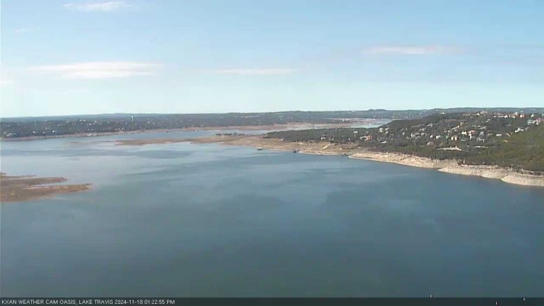 Lake Travis webcam, November 18, 2024 1:25 PM CT