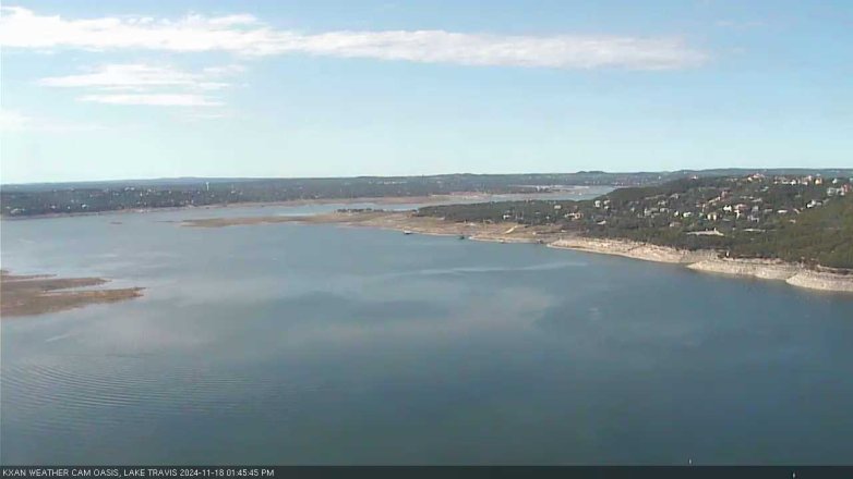 Lake Travis webcam, November 18, 2024 1:45 PM CT