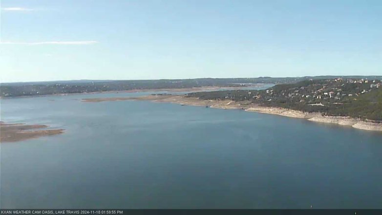 Lake Travis webcam, November 18, 2024 2:00 PM CT