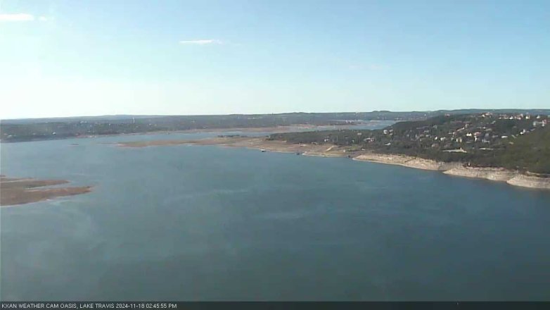 Lake Travis webcam, November 18, 2024 2:45 PM CT