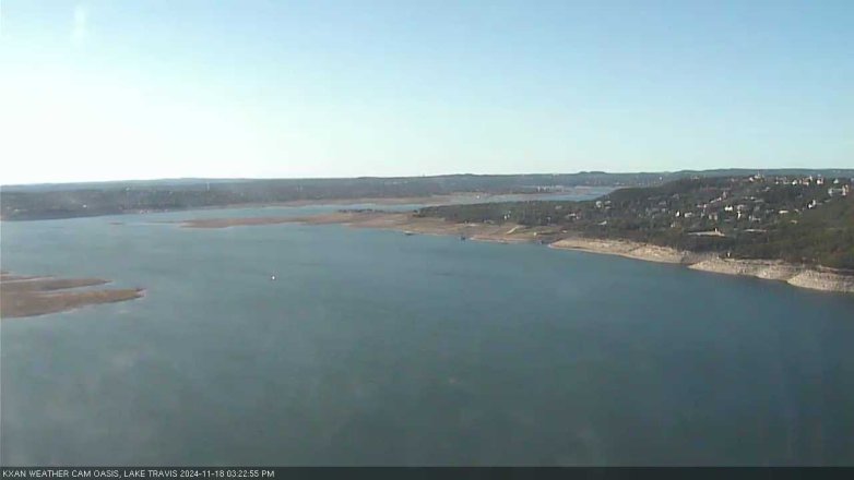 Lake Travis webcam, November 18, 2024 3:25 PM CT