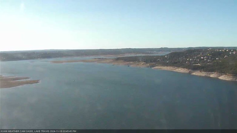Lake Travis webcam, November 18, 2024 3:45 PM CT
