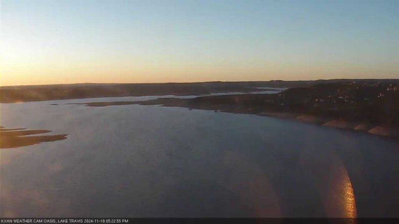 Lake Travis webcam, November 18, 2024 5:25 PM CT