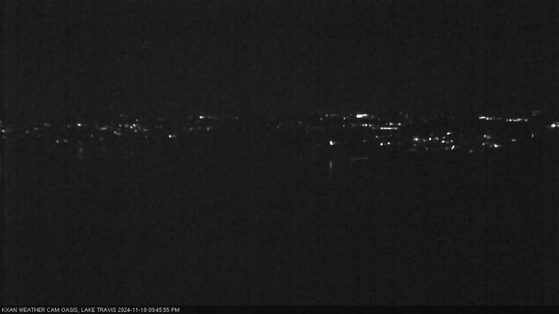 Lake Travis webcam, November 18, 2024 9:45 PM CT
