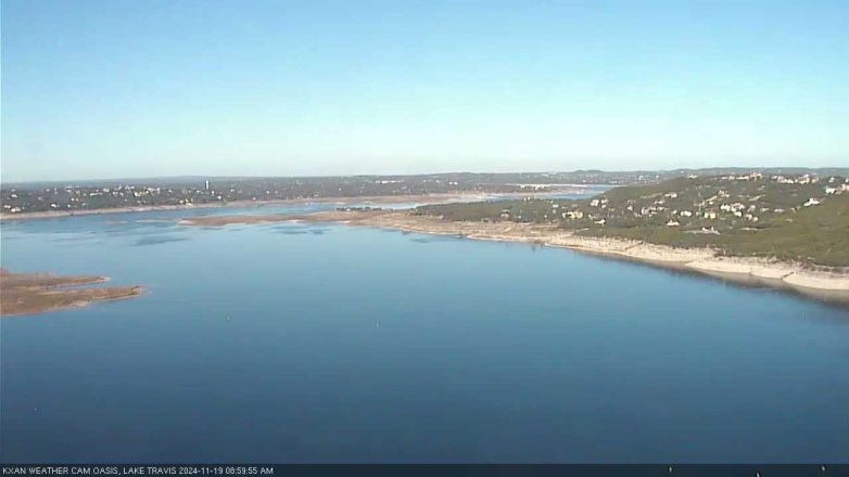 Lake Travis webcam, November 19, 2024 9:00 AM CT