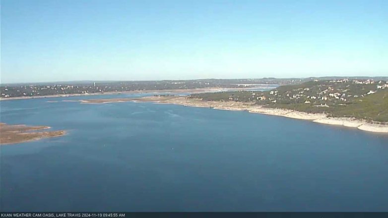 Lake Travis webcam, November 19, 2024 9:45 AM CT