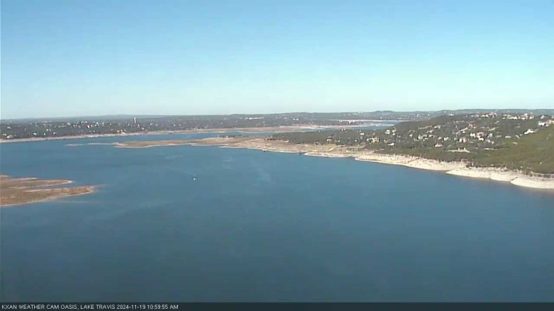 Lake Travis webcam, November 19, 2024 11:00 AM CT