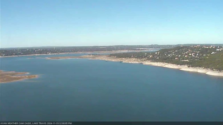 Lake Travis webcam, November 19, 2024 12:00 PM CT