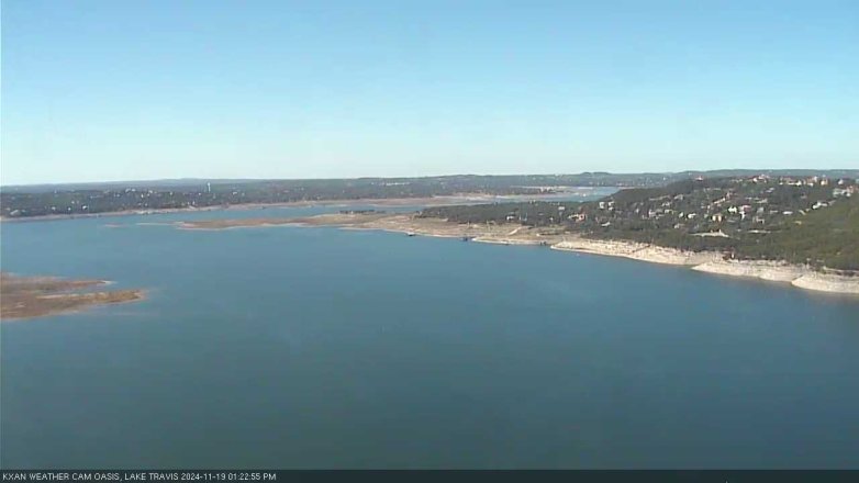 Lake Travis webcam, November 19, 2024 1:25 PM CT