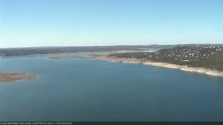 Lake Travis webcam, November 19, 2024 1:45 PM CT