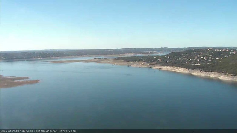 Lake Travis webcam, November 19, 2024 2:25 PM CT