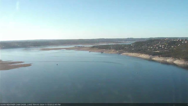 Lake Travis webcam, November 19, 2024 3:25 PM CT