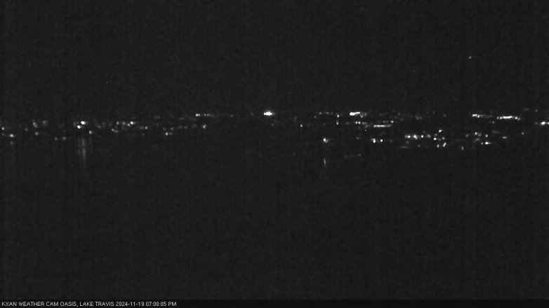 Lake Travis webcam, November 19, 2024 7:00 PM CT