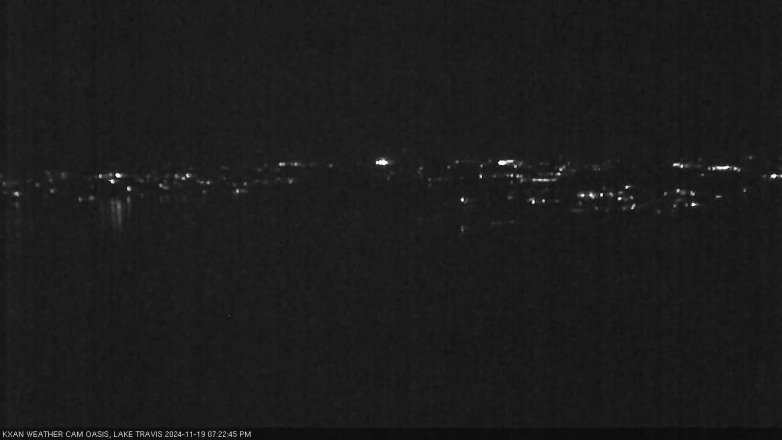 Lake Travis webcam, November 19, 2024 7:25 PM CT