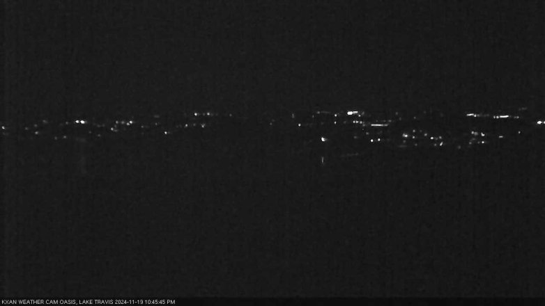Lake Travis webcam, November 19, 2024 10:45 PM CT