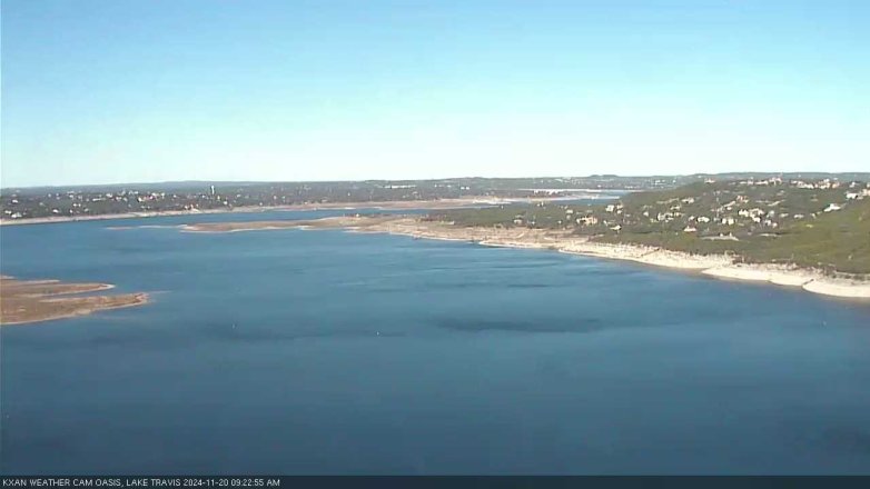 Lake Travis webcam, November 20, 2024 9:25 AM CT