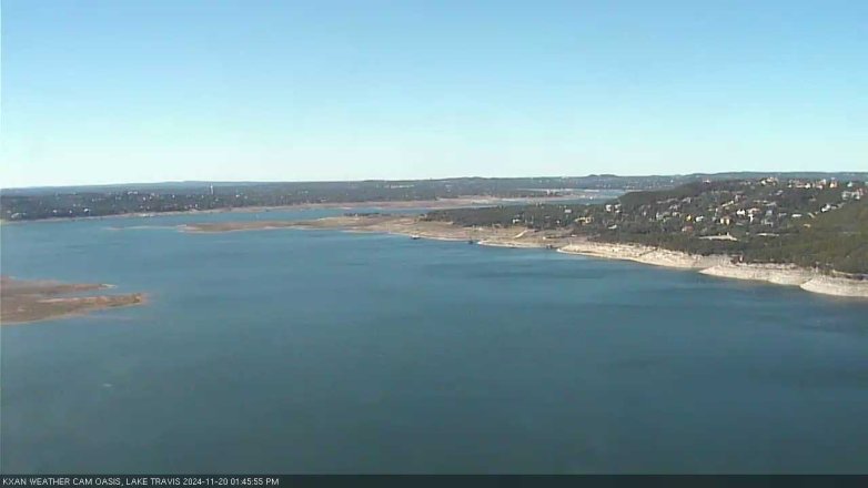 Lake Travis webcam, November 20, 2024 1:45 PM CT