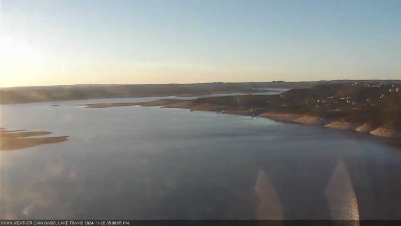 Lake Travis webcam, November 20, 2024 5:00 PM CT