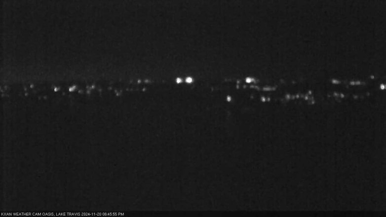 Lake Travis webcam, November 20, 2024 6:45 PM CT
