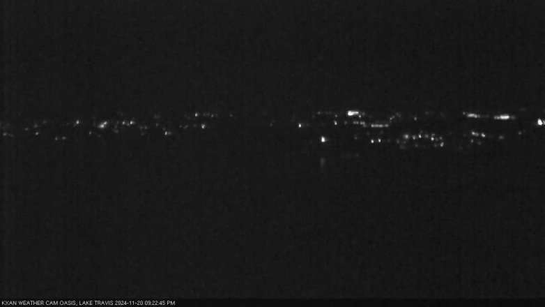 Lake Travis webcam, November 20, 2024 9:25 PM CT