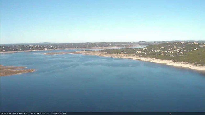 Lake Travis webcam, November 21, 2024 9:00 AM CT