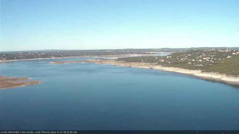 Lake Travis webcam, November 21, 2024 9:25 AM CT