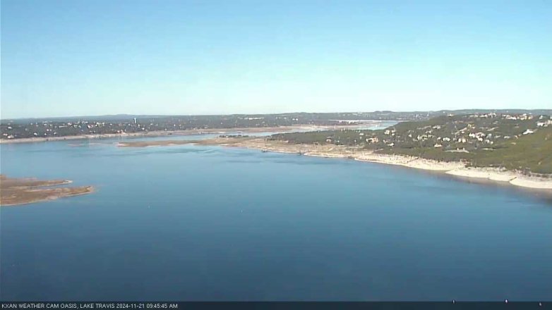 Lake Travis webcam, November 21, 2024 9:45 AM CT