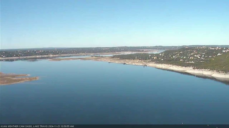 Lake Travis webcam, November 21, 2024 11:00 AM CT