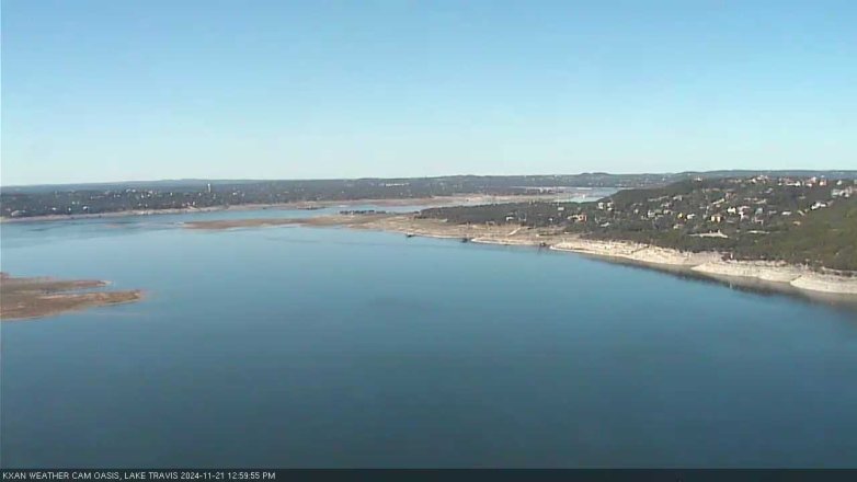 Lake Travis webcam, November 21, 2024 1:00 PM CT
