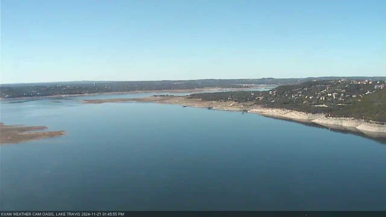 Lake Travis webcam, November 21, 2024 1:45 PM CT