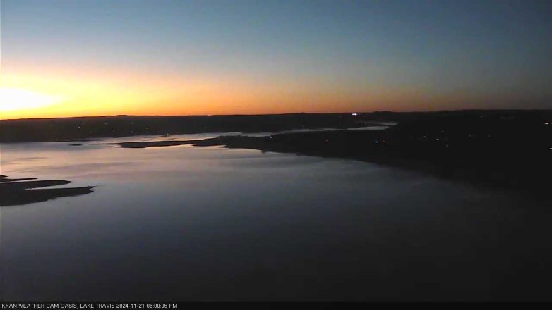 Lake Travis webcam, November 21, 2024 6:00 PM CT