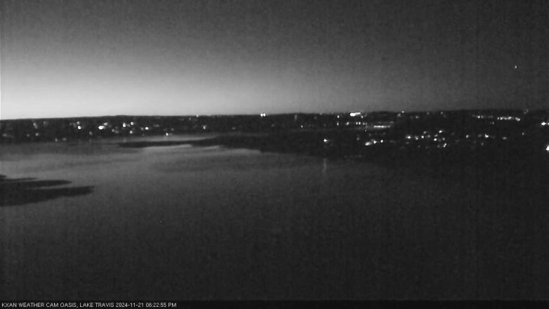 Lake Travis webcam, November 21, 2024 6:25 PM CT