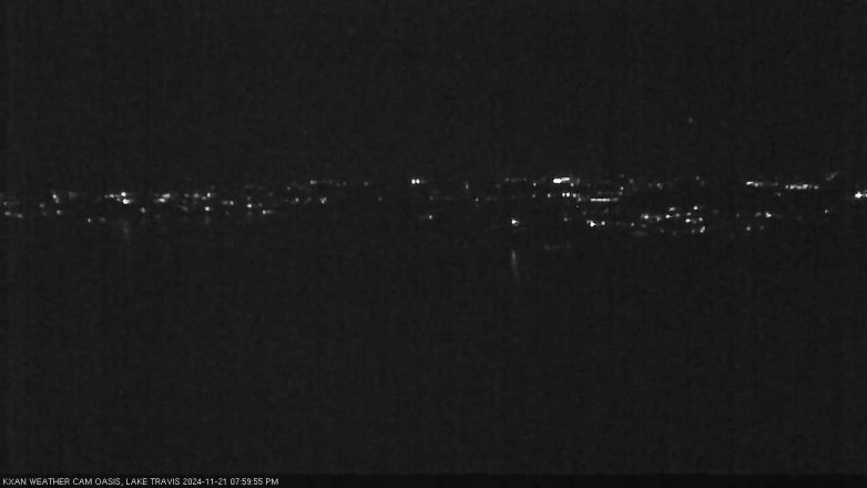 Lake Travis webcam, November 21, 2024 8:00 PM CT