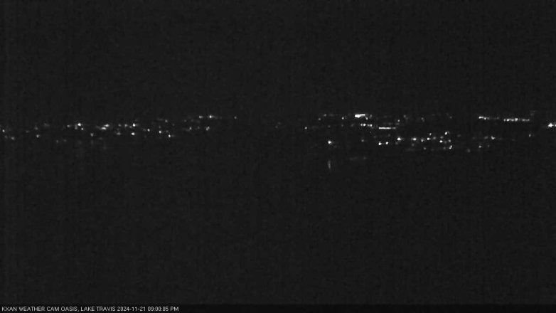 Lake Travis webcam, November 21, 2024 9:00 PM CT