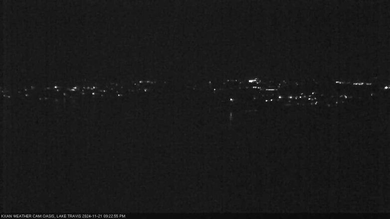 Lake Travis webcam, November 21, 2024 9:25 PM CT