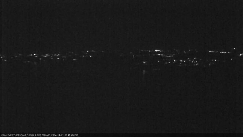 Lake Travis webcam, November 21, 2024 9:45 PM CT