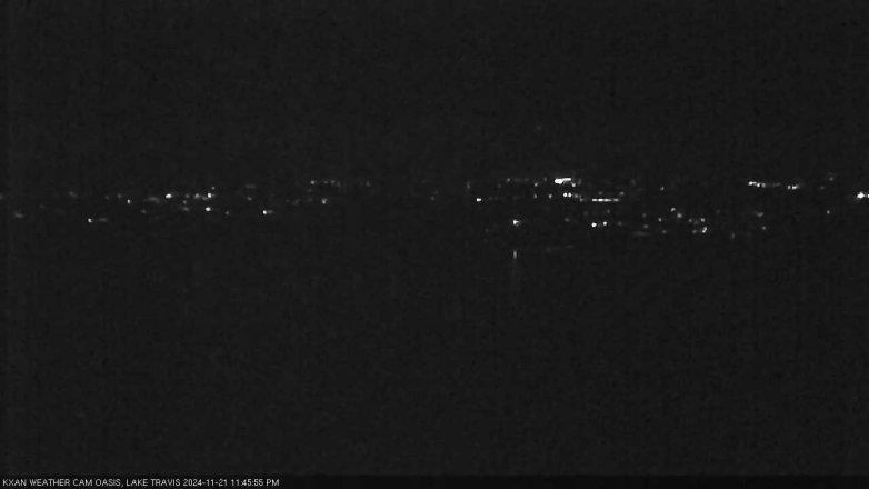 Lake Travis webcam, November 21, 2024 11:45 PM CT