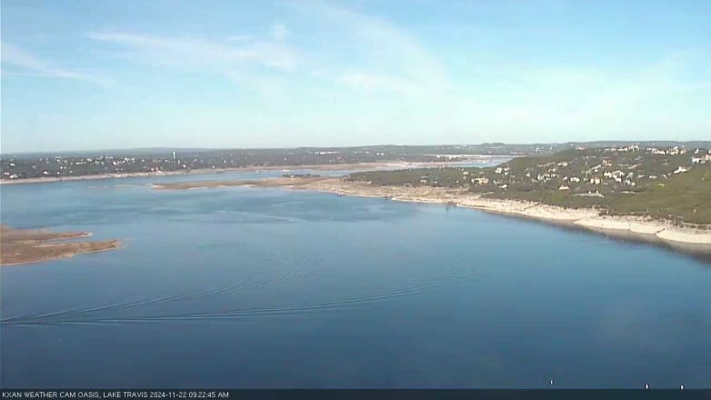 Lake Travis webcam, November 22, 2024 9:25 AM CT