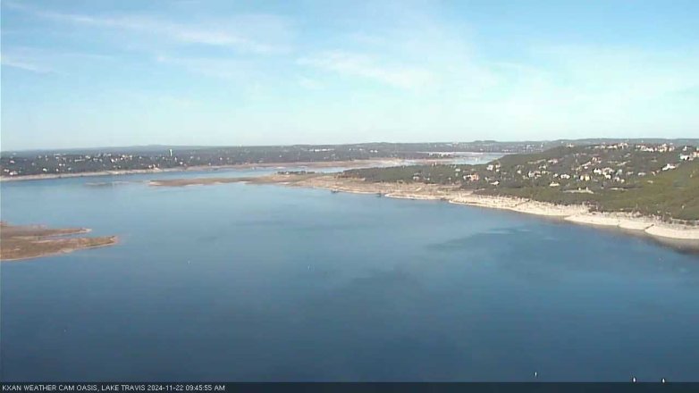 Lake Travis webcam, November 22, 2024 9:45 AM CT