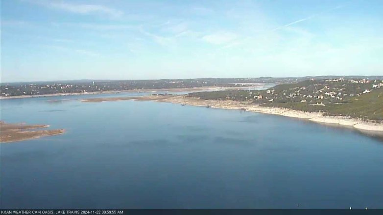 Lake Travis webcam, November 22, 2024 10:00 AM CT
