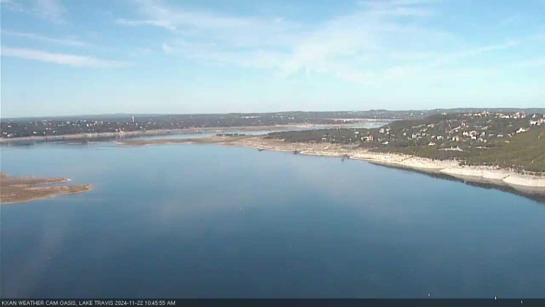 Lake Travis webcam, November 22, 2024 10:45 AM CT