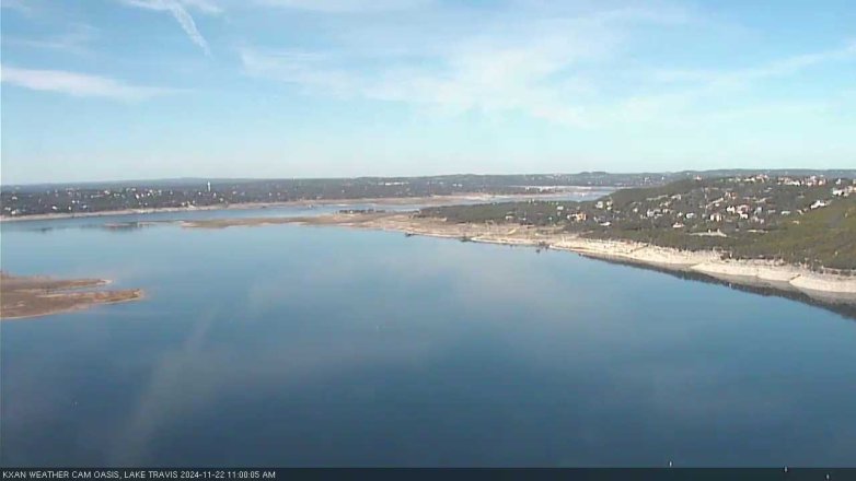 Lake Travis webcam, November 22, 2024 11:00 AM CT