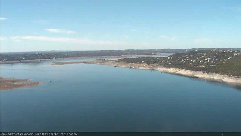 Lake Travis webcam, November 22, 2024 1:25 PM CT
