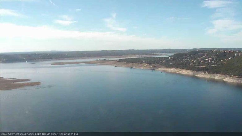 Lake Travis webcam, November 22, 2024 3:00 PM CT