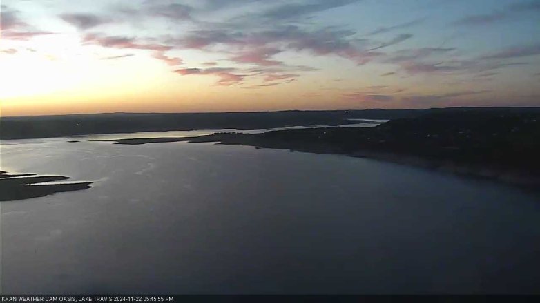 Lake Travis webcam, November 22, 2024 5:45 PM CT